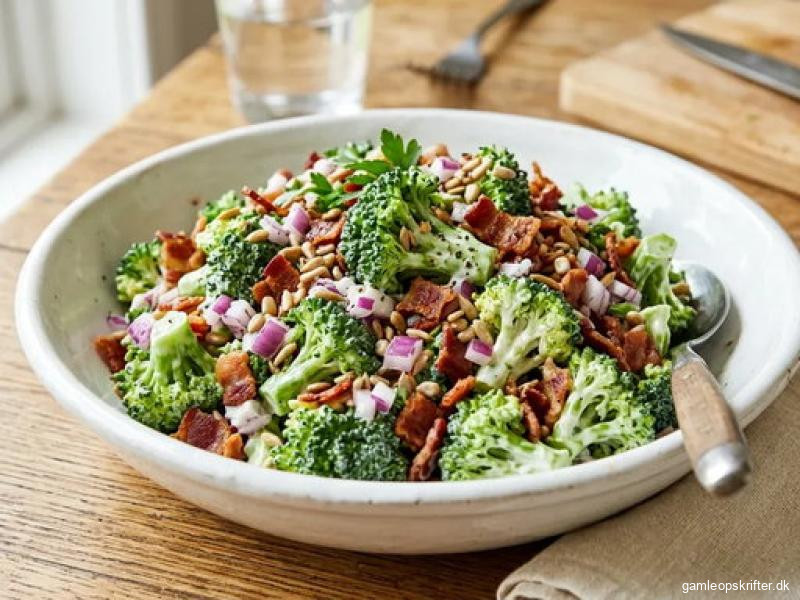Broccolisalat med bacon