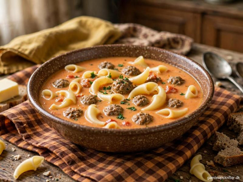 tomatsuppe med kødboller